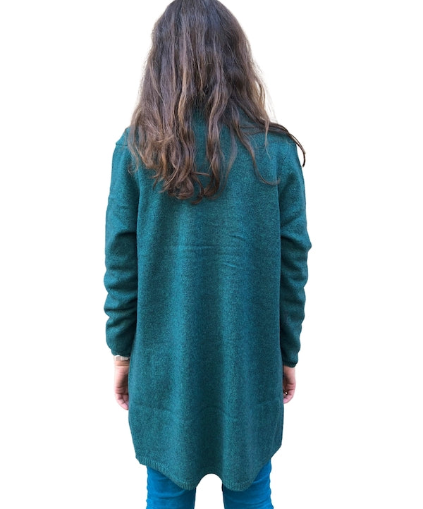 Lammwolle Jacke Mitty, cold grün