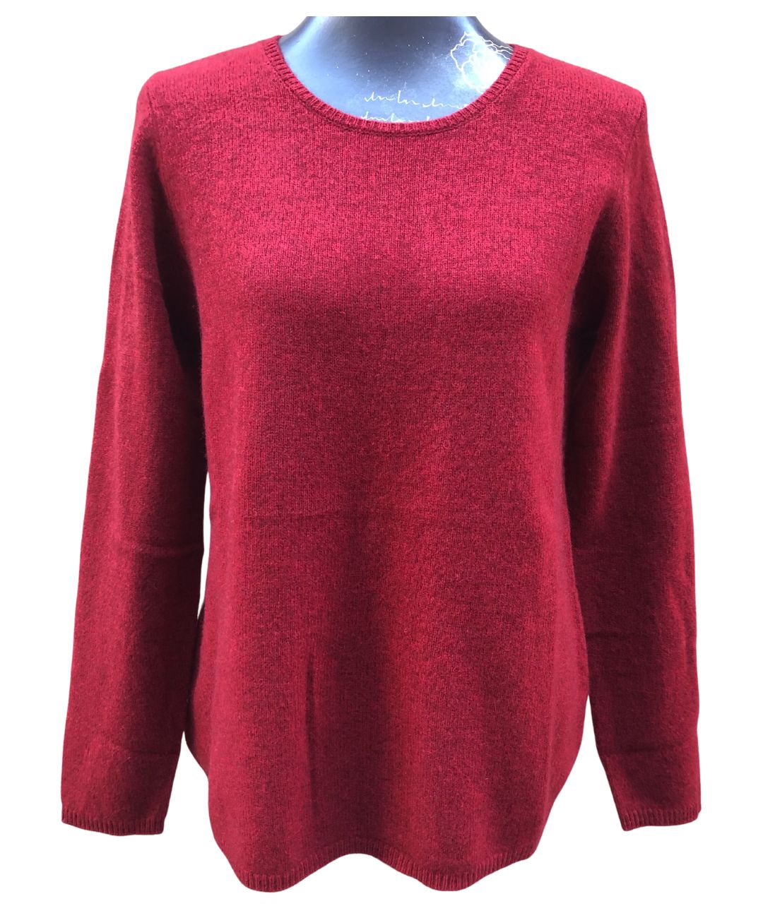 Yakwolle Pullover Zo, rot