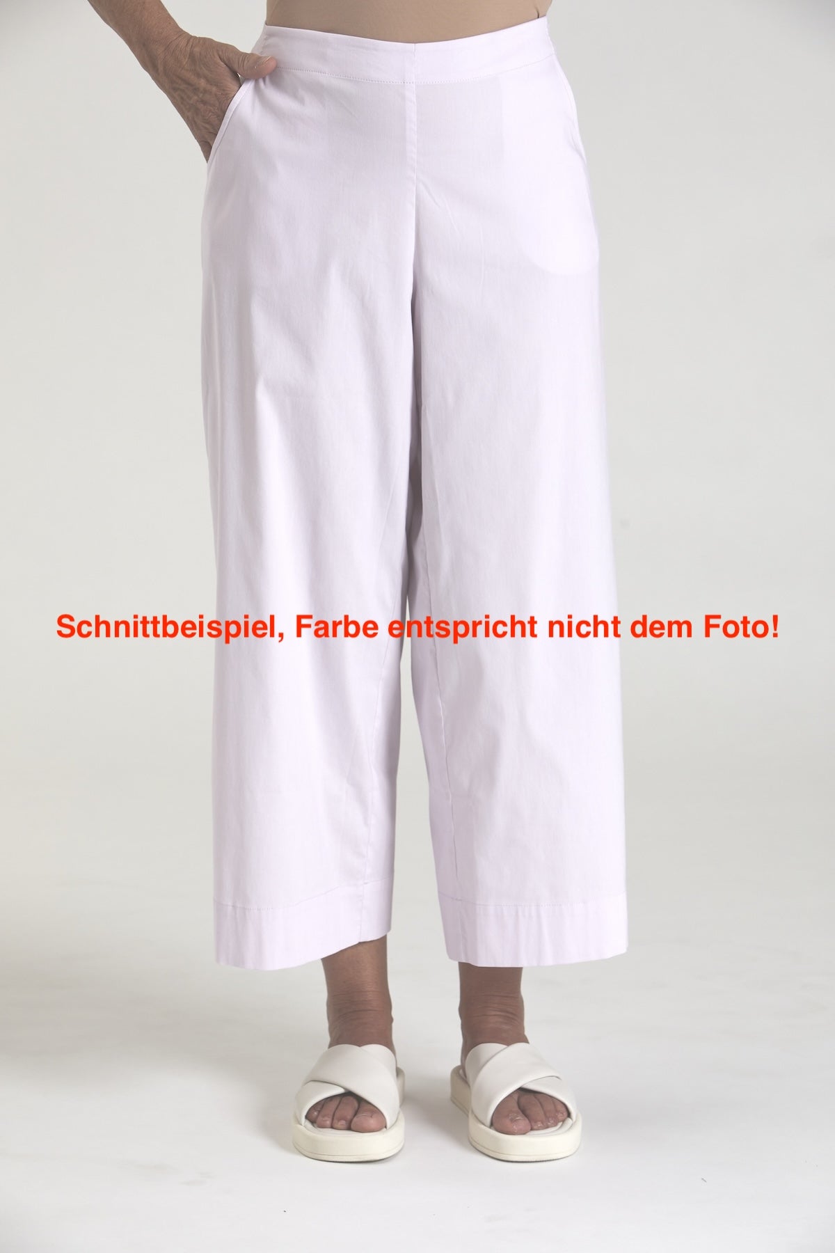 Hose weit, schwarz