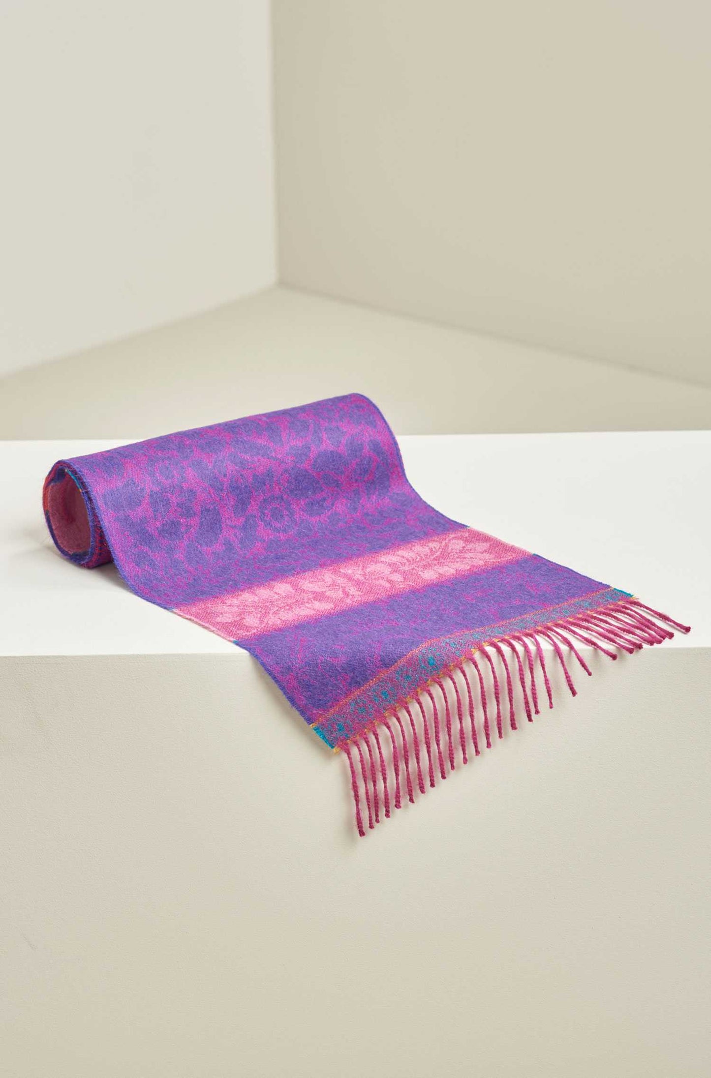 Jacquard Schal Ungaretti aus Baby Alpaka