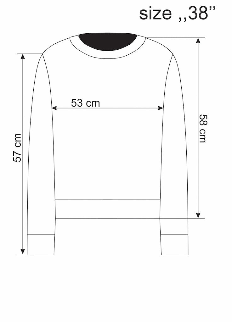 Intarsia Pullover Abstract Pattern, bunt
