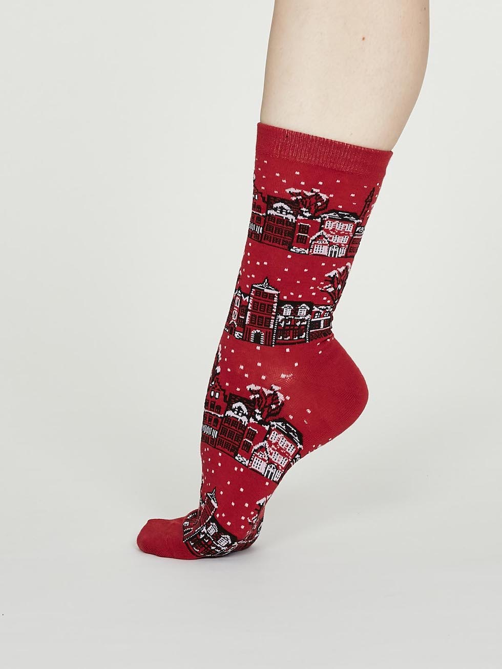 Socken Winterhäuser, rot