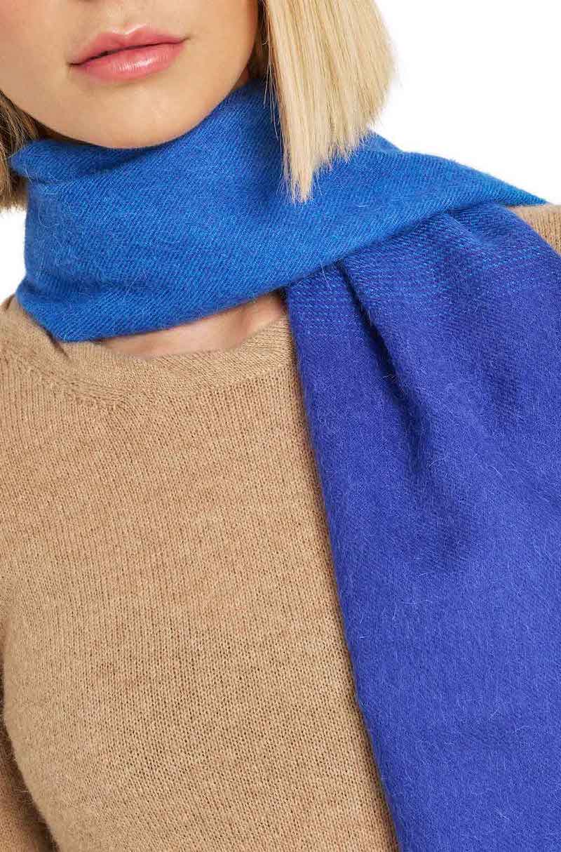 Schal Wendell, azul