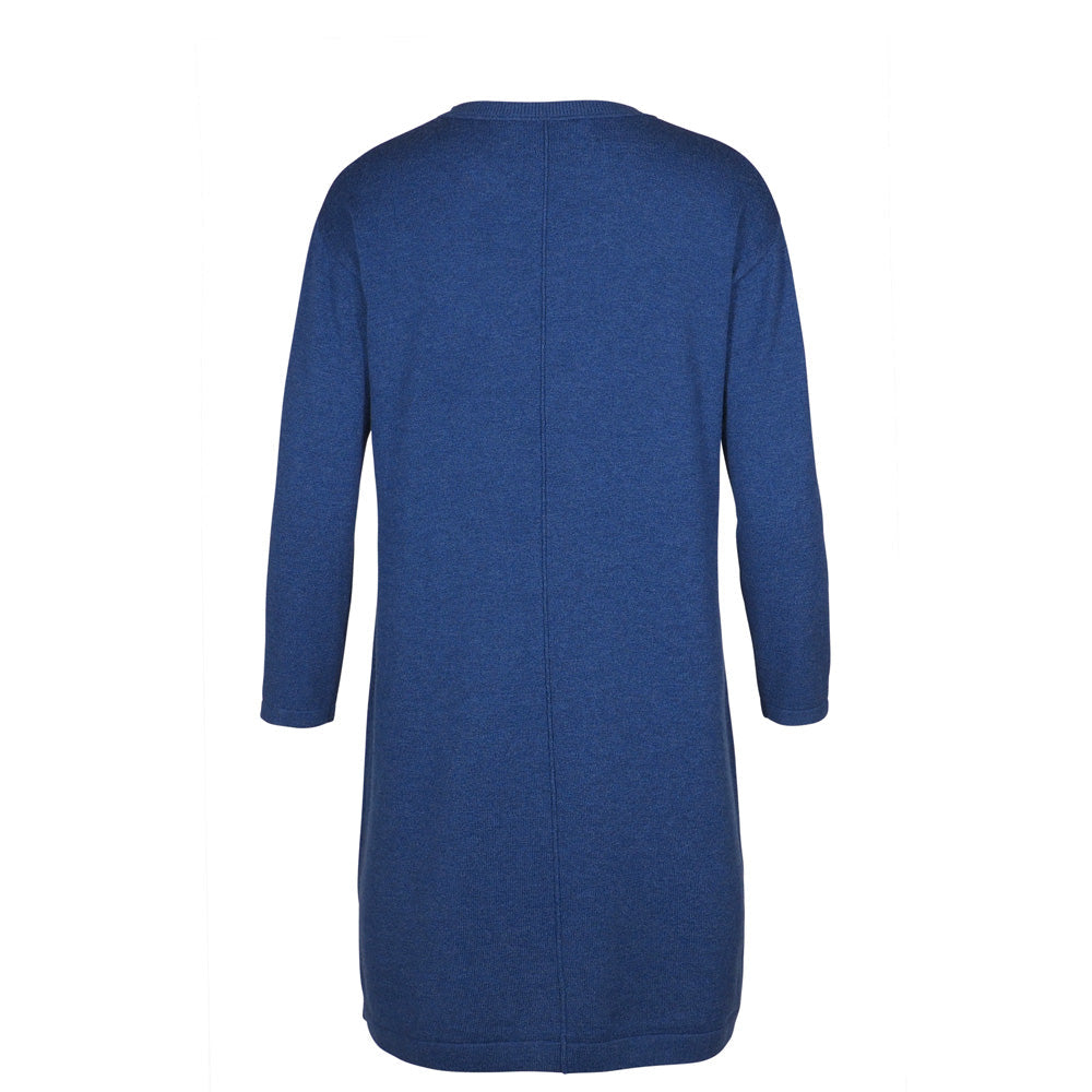 Merino-/Baumwolle Kleid Niras, royalblau