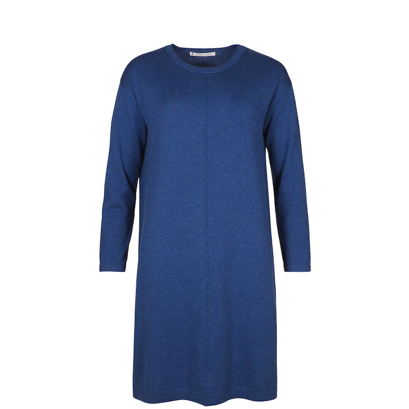 Merino-/Baumwolle Kleid Niras, royalblau