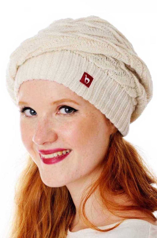 Alpaka Mütze Biesen aus Baby Alpaka