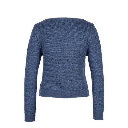 Kurzpulli Wolle Leni, jeans-meliert