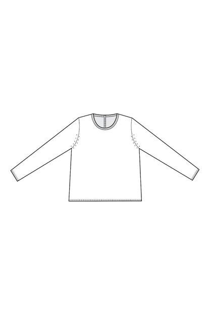 Yakwolle Pullover Zo, rot