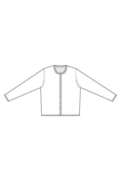 Yakwolle Jacke Zolanda, blau