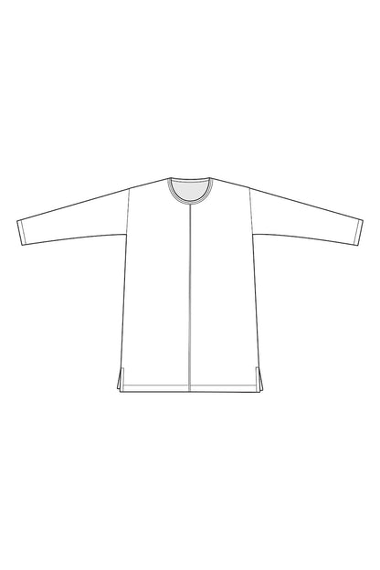 Merino-/Baumwolle Kleid Niras, royalblau