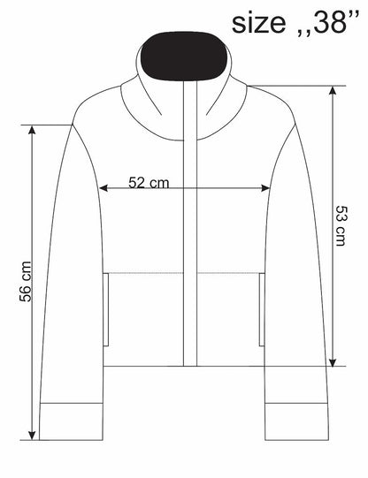 Jacke Kragen Floral Pattern, rot