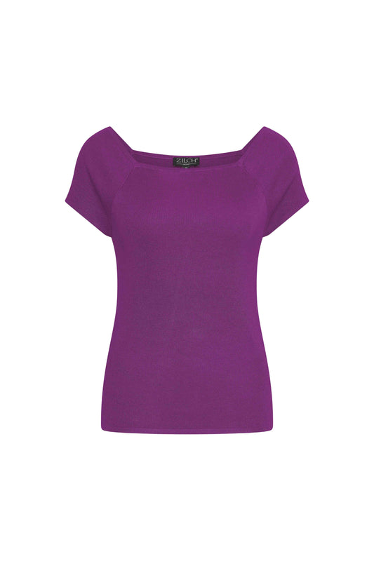 Damen Top Berry – Bambusviskose, quadratischer Ausschnitt