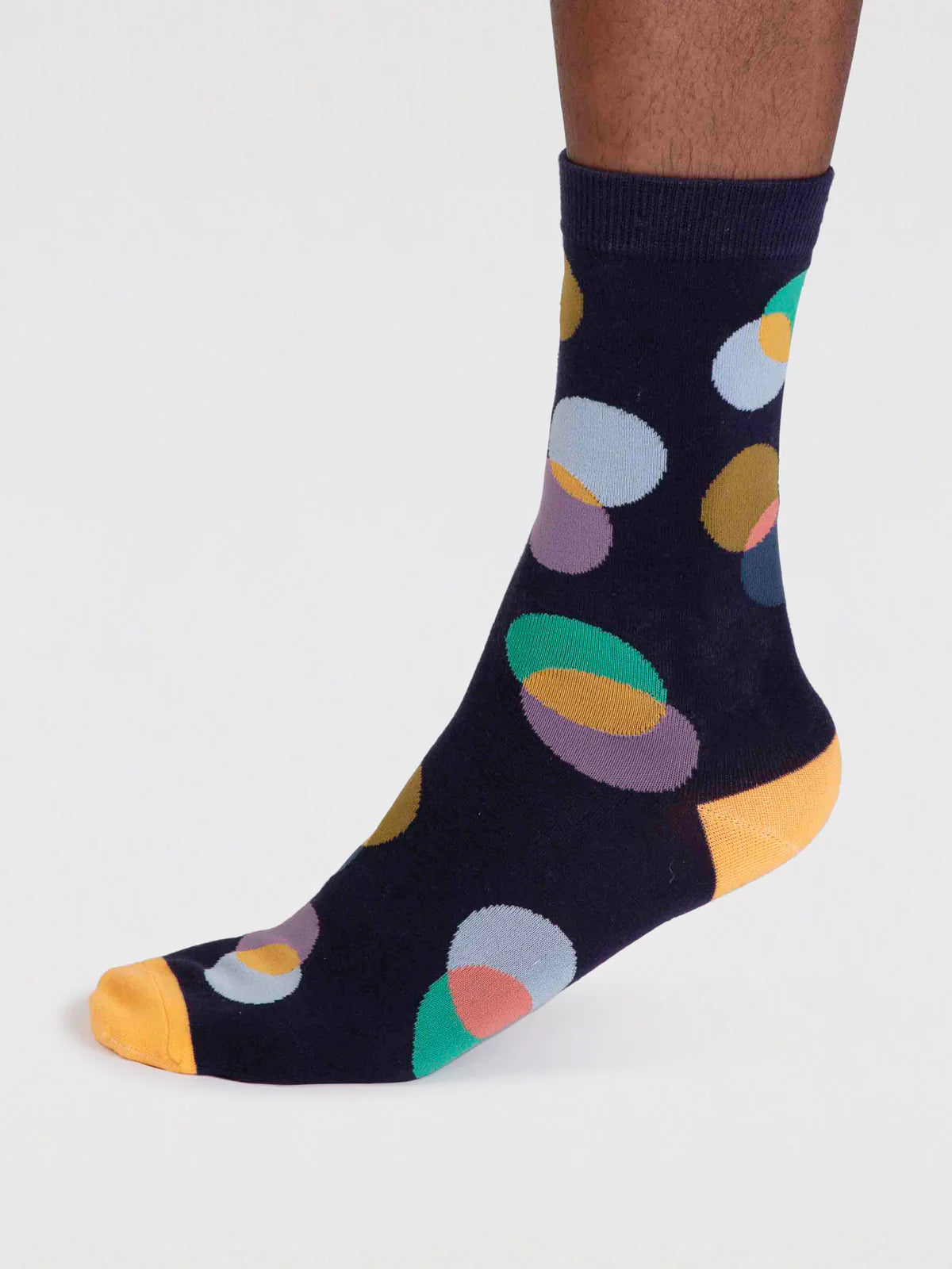 Socken Kreise, blau