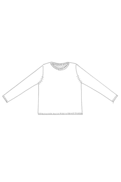 Yakwolle Pullover Zo, grün