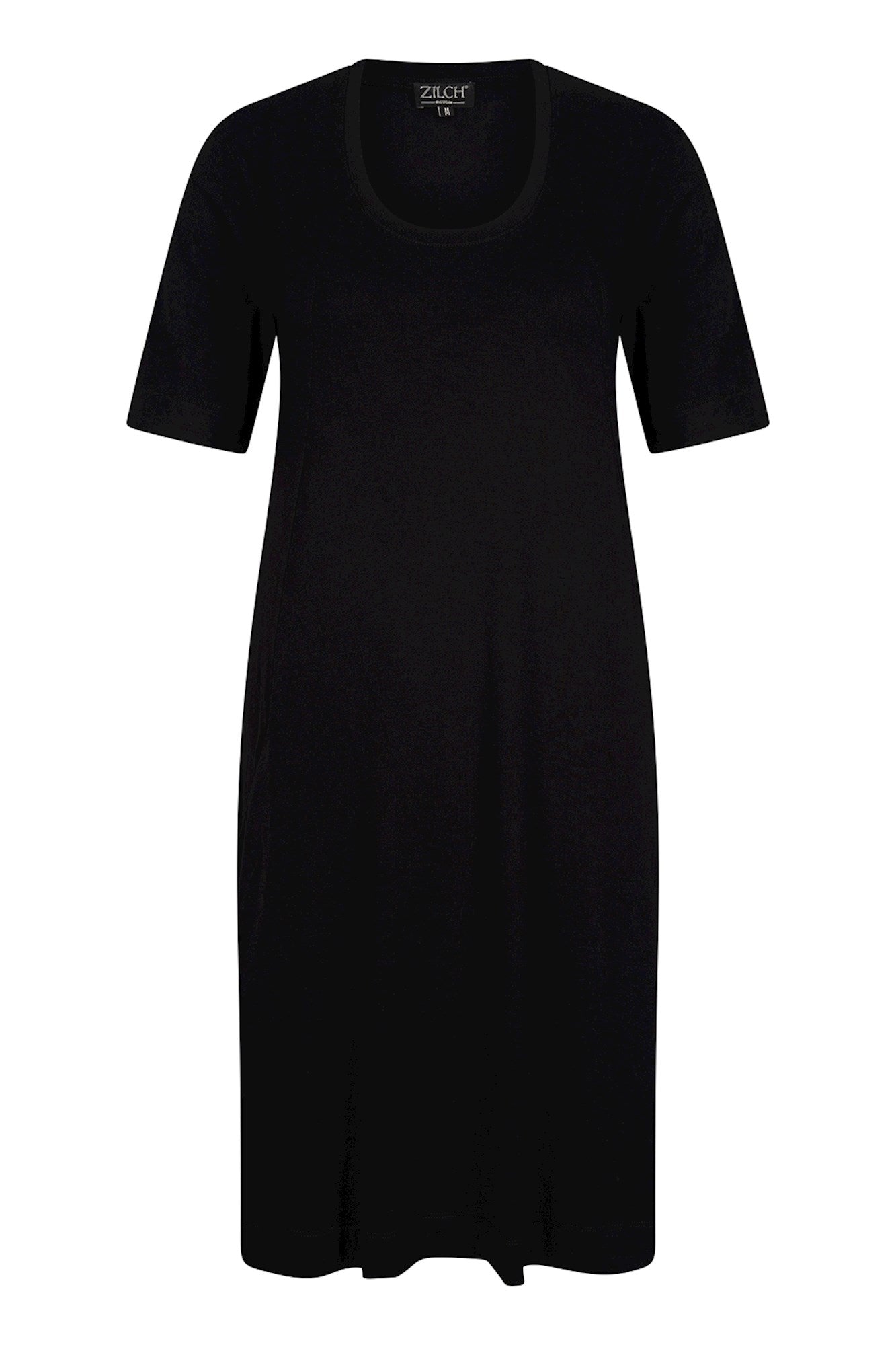 Kleid Taschen aus EcoVero, schwarz
