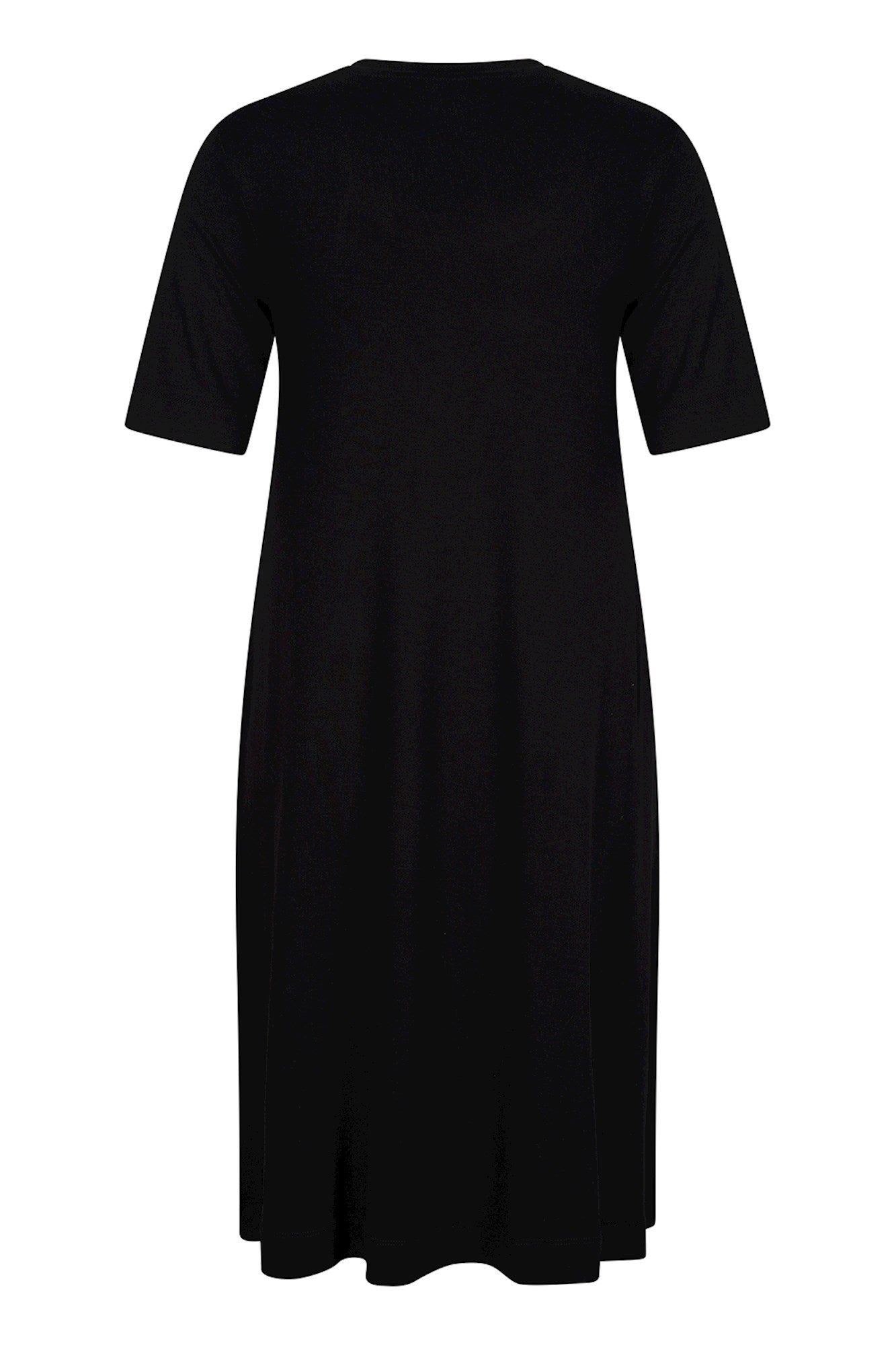 Kleid Taschen aus EcoVero, schwarz