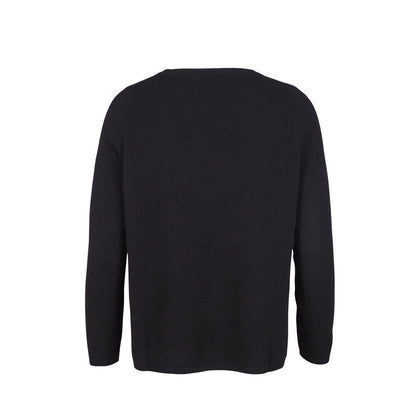 Yakwolle Pullover Zonora, schwarz